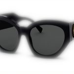 Versace Women Sunglasses Black Acetate Frame Grey Lens