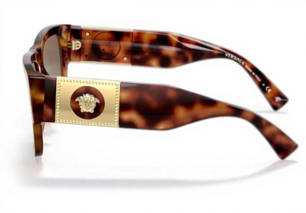 Versace VE4406 Men Sunglasses Havana Brown Plastic