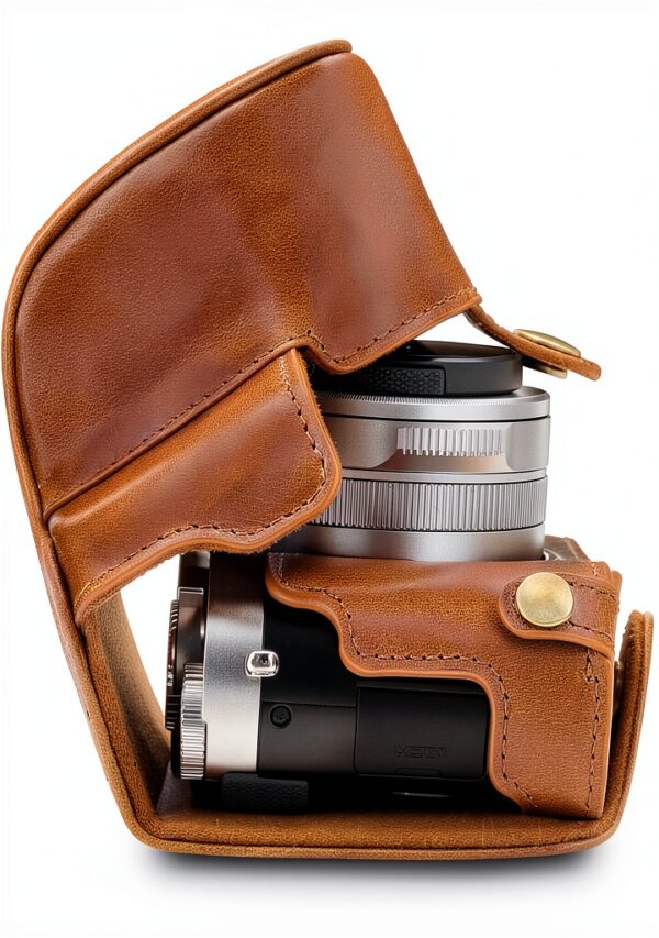 MegaGear Leather Camera Case Leica D Lux 7 Protection-3