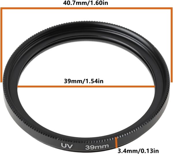AS Axis Spindleon 39mm UV Camera Filter Ultra Thin Metal-3