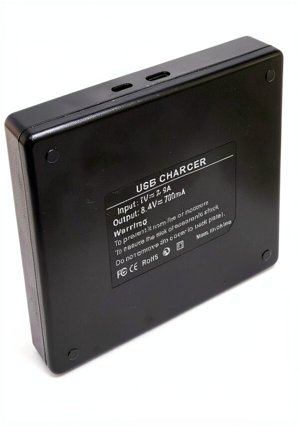 EMOVERY Dual Battery Charger LCD Screen Leica Camera-5