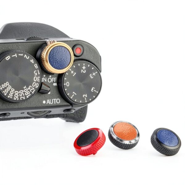 JJC Soft Release Button Fuji Camera Copper Design Anti Slip-4