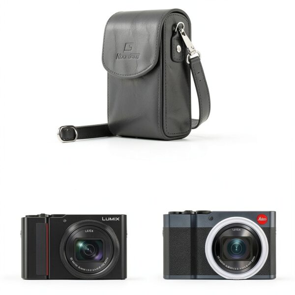 MegaGear Leather Camera Case Panasonic Lumix Protection-4