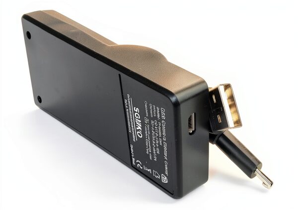 SGMKO USB Camera Battery Charger Black Plastic Portable-1