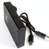 SGMKO USB Camera Battery Charger Black Plastic Portable-4