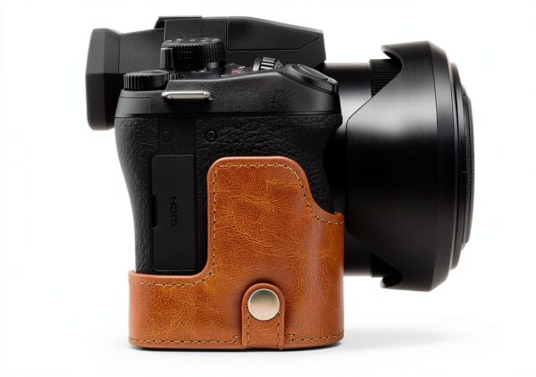MegaGear Leather Camera Case Protection Fit Leica V-Lux 5-7