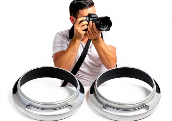 Pavo 52mm Metal Lens Hood Matte Paint Camera Protection-2
