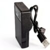 SGMKO USB Camera Battery Charger Black Plastic Portable-2