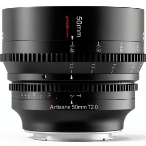 7artisans 50mm T2 Lens Manual Focus Full Frame Mirrorless-0