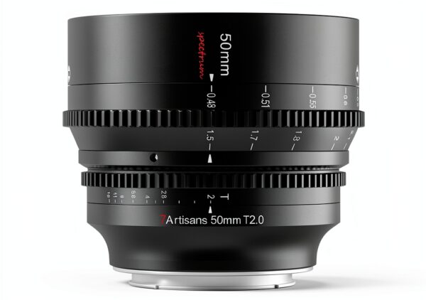 7artisans 50mm T2 Lens Manual Focus Full Frame Mirrorless-0
