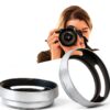 Pavo 52mm Metal Lens Hood Matte Paint Camera Protection-1