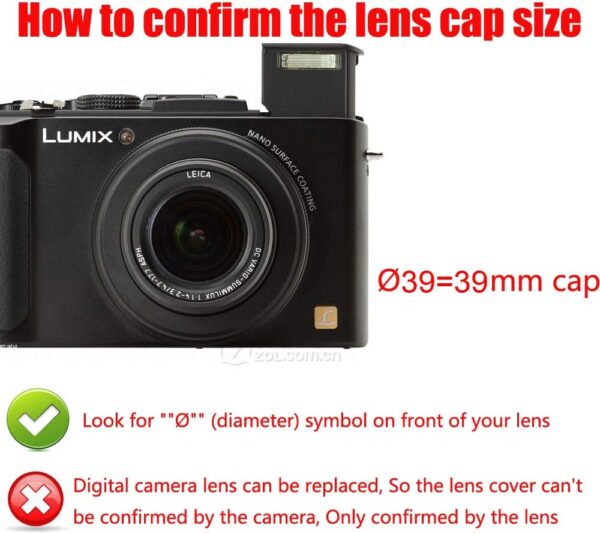 FANZR 39mm Lens Cover Cap Compatible Leica Fujifilm-3