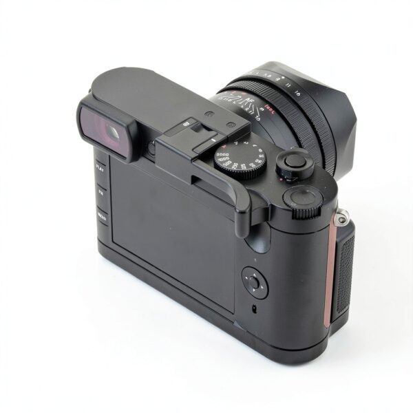 Haoge Thumbs Up Grip Leica Q2 Silver Red Black-3