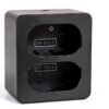 DSTE Dual Battery Charger for Leica Cameras Fast USB-4