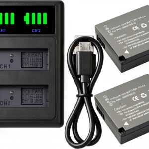 Generic Camera Battery BLE9 BLG10 Replacement 2000mAh-0