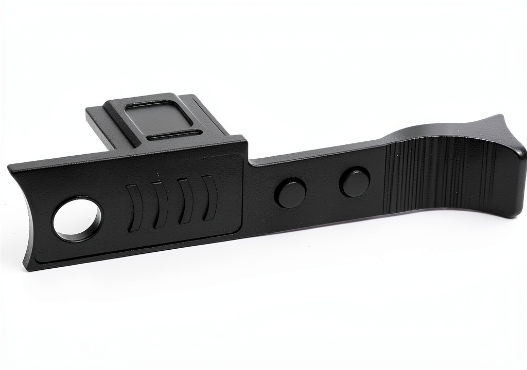 MOTOQUEEN Thumb Support Grip attached to Leica Q3 camera