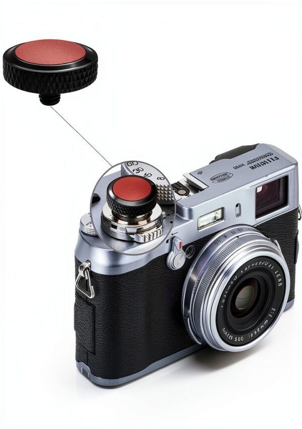 JJC Soft Release Button Fuji Camera Copper Design Accessory-3