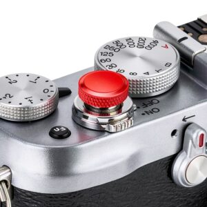 JJC Soft Release Button Fuji Camera Copper Design Anti Slip-0