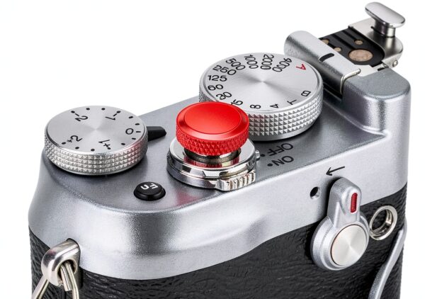 JJC Soft Release Button Fuji Camera Copper Design Anti Slip-0