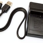 SGMKO USB Camera Battery Charger Black Plastic Portable-0