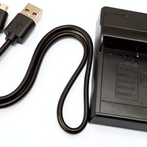 SGMKO USB Camera Battery Charger Black Plastic Portable-0