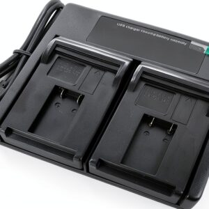 EMOVERY Dual Battery Charger LCD Screen Leica Camera-0