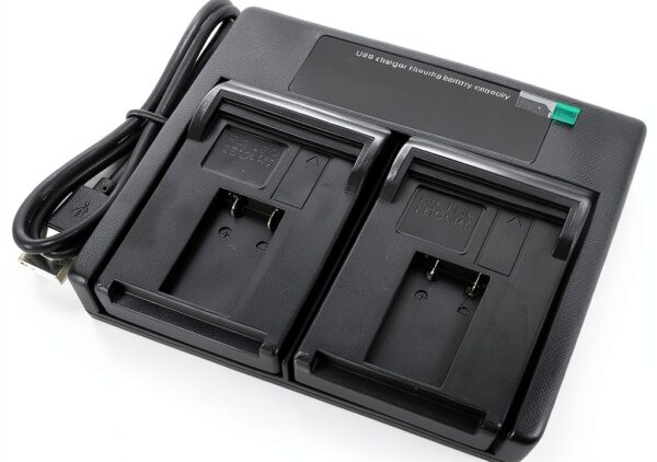 EMOVERY Dual Battery Charger LCD Screen Leica Camera-0