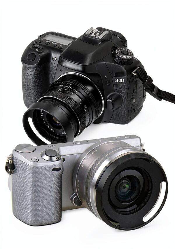 ADQQUI Metal 39mm Lens Hood Cap for Leica Fuji Protection-1