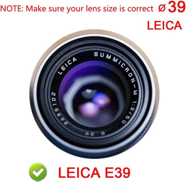 FANZR 39mm Lens Cover Cap Compatible Leica Fujifilm-1