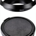 ADQQUI Metal 39mm Lens Hood Cap for Leica Fuji Protection-0