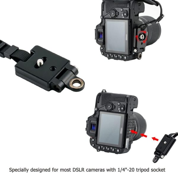 Jinjiacheng Camera Hand Strap Microfiber Comfort Tripod-4