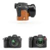 MegaGear Leather Camera Case Protection Fit Leica V-Lux 5-5