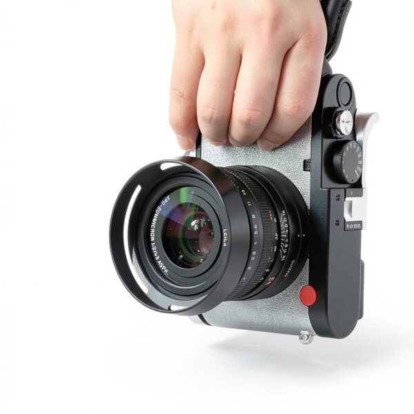 Haoge Round Metal Lens Hood Leica Q3 Q2 Camera Protection-2