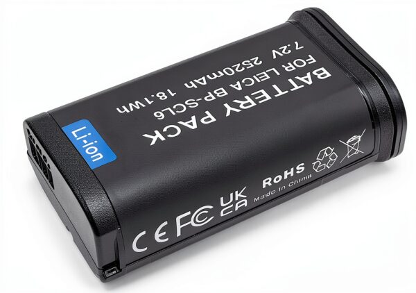 Digital Nc BP-SCL6 Battery Leica Q3 High Capacity Lithium-2