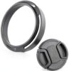 Haoge Round Metal Lens Hood Leica Q3 Q2 Camera Protection-7
