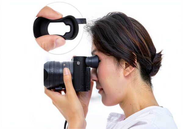 Leica Q3 43 Viewfinder Eyecup ABS Silicone Camera Accessory-4