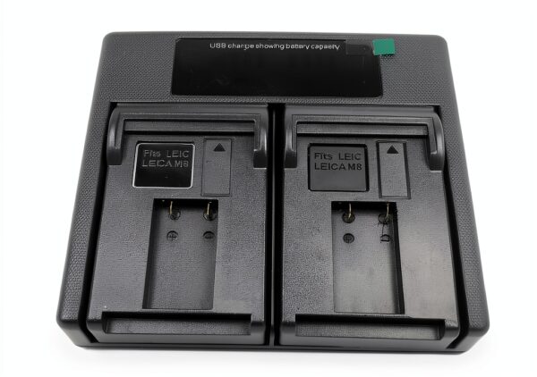 EMOVERY Dual Battery Charger LCD Screen Leica Camera-1