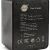 DSTE Dual Battery Charger for Leica Cameras Fast USB-2