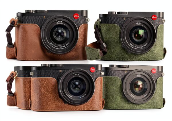 MegaGear Leather Camera Case Leica Q2 Protection Access-6