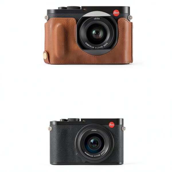 MegaGear Leather Camera Case Leica Q Protection Style-6