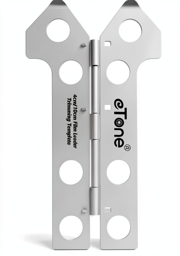eTone Film Leader Trimming Template Stainless Steel Leica M-0