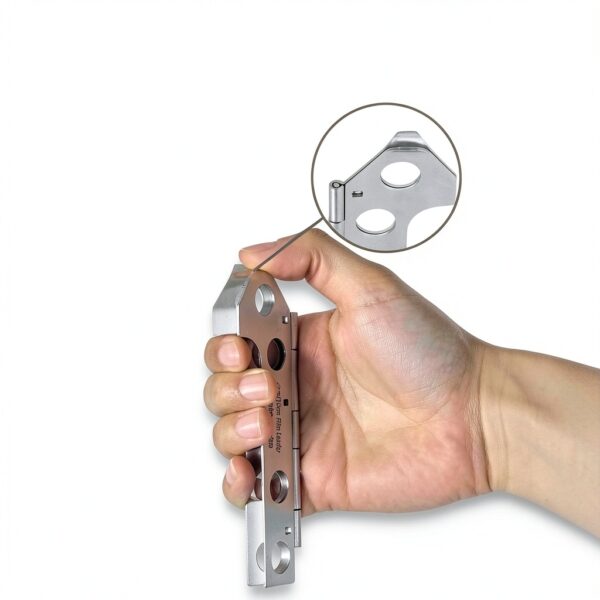 eTone Film Leader Trimming Template Stainless Steel Leica M-6