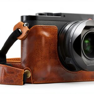 MegaGear Leather Camera Case Leica Q Protection Style-0