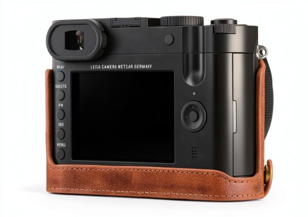 MegaGear Leather Camera Case Leica Q Protection Style-5