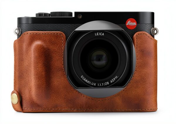 MegaGear Leather Camera Case Leica Q Protection Style-2