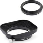 Haoge Metal Lens Hood for Olympus 17mm f1.8 Lens-0