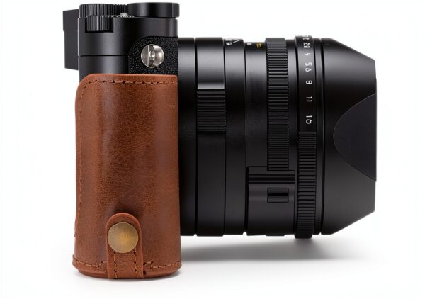MegaGear Leather Camera Case Leica Q2 Protection Access-1