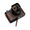 BMAOLLONGB Leica Q3 Half Case Leather Camera Protection-1