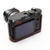 BMAOLLONGB Leica Q3 Half Case Leather Camera Protection-7
