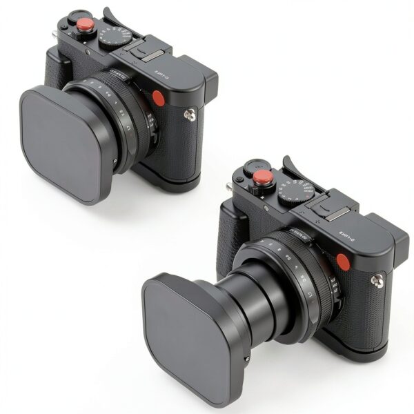 Haoge Metal Lens Hood for Olympus 17mm f1.8 Lens-5